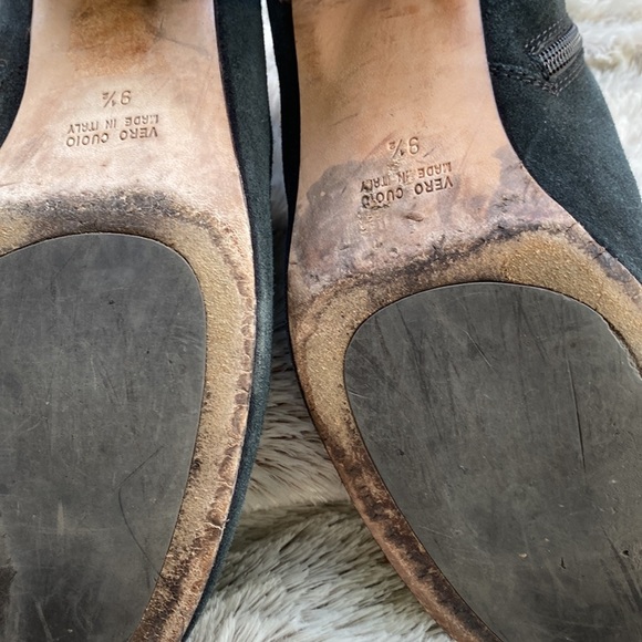 Aquatalia black suede booties made in Italy size 9.5 - Picture 9 of 9